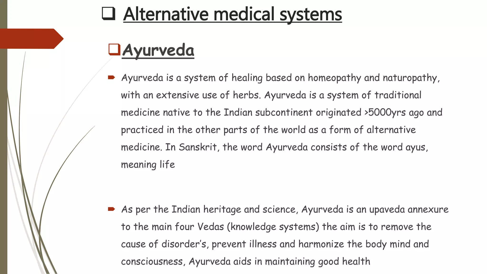 Seminar on complementary and alternative system of medicine | PPTX