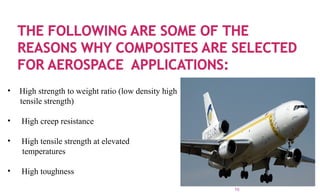 Seminar on composite application in aerospace engg | PPT