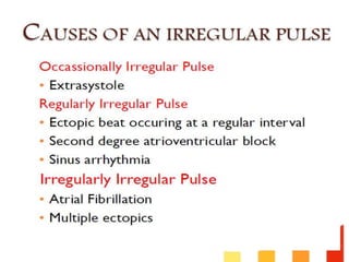Irregular Rate Importance of examination of Pulse & BP in children.pptx