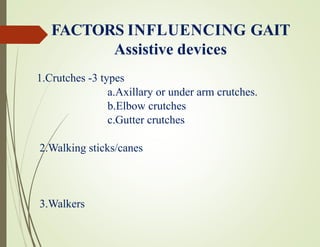 Gait and its analysis | PPTX