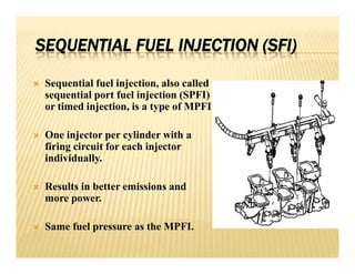 Single Direct Injection Seminar on gasoline direct injection... | PDF