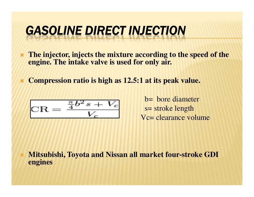 Seminar on gasoline direct injection...