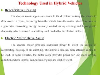 SEMINAR ON HYBRID VEHICLE / ELECTRICVEHICLE TECHNOLOGY 