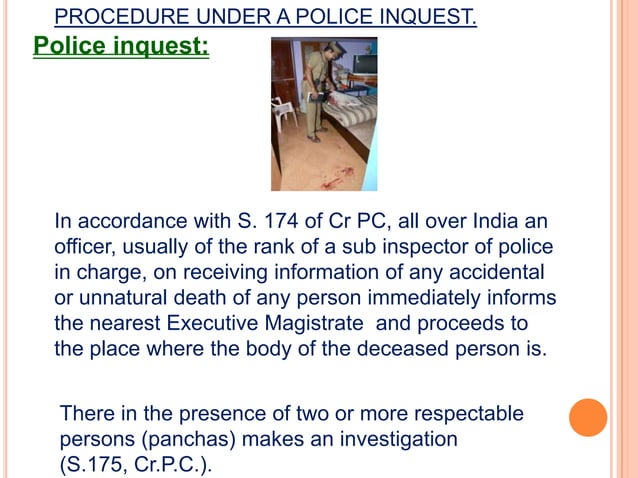 Inquest - By Jinosh Daniel | PPTX | Injuries | Diseases and Conditions