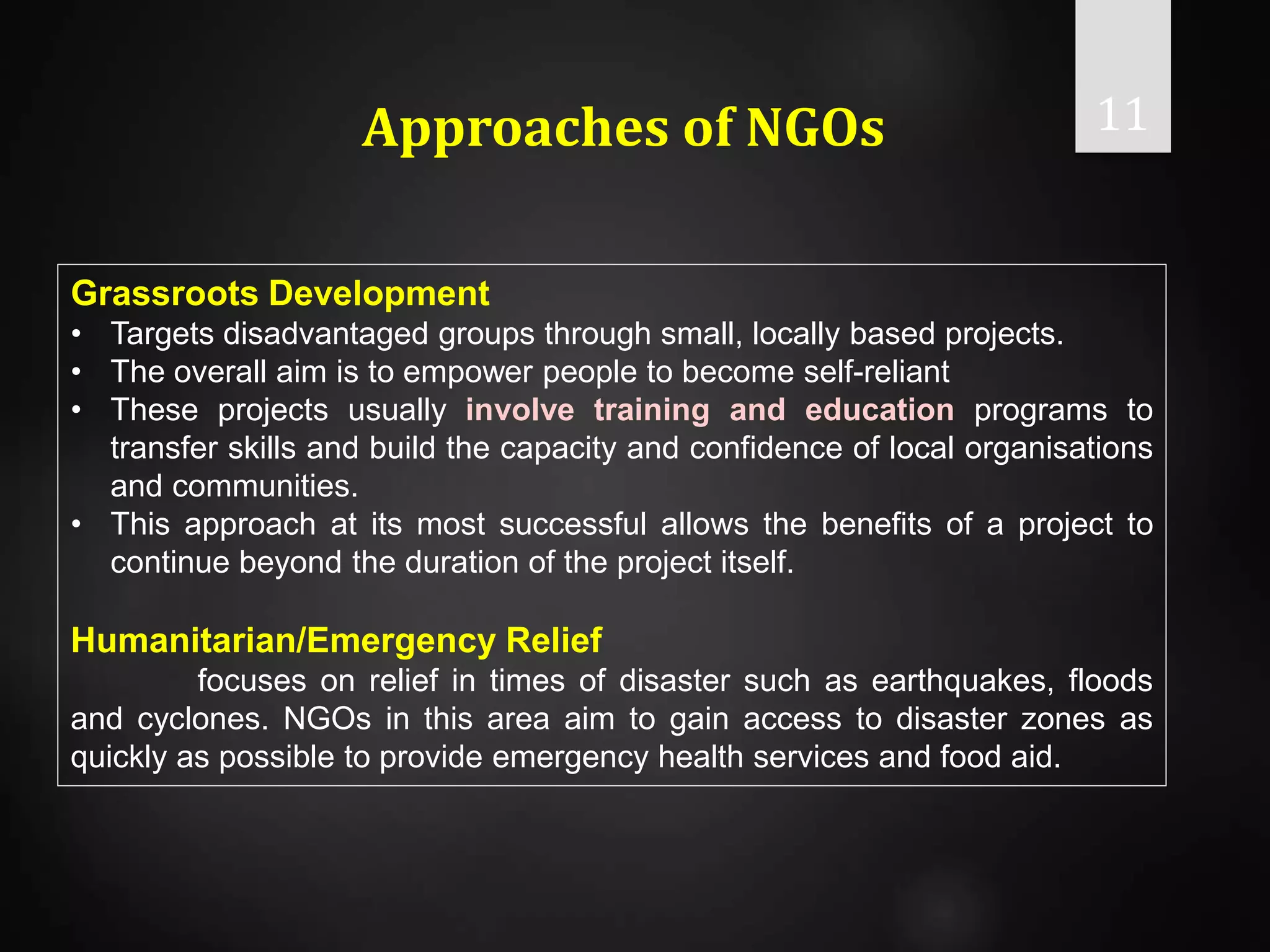 role of non governmental organisation in rural development and ...