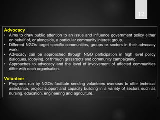 role of non governmental organisation in rural development and ...