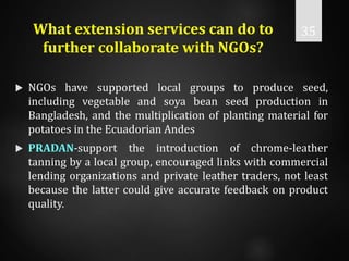 role of non governmental organisation in rural development and ...