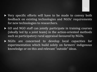 role of non governmental organisation in rural development and ...
