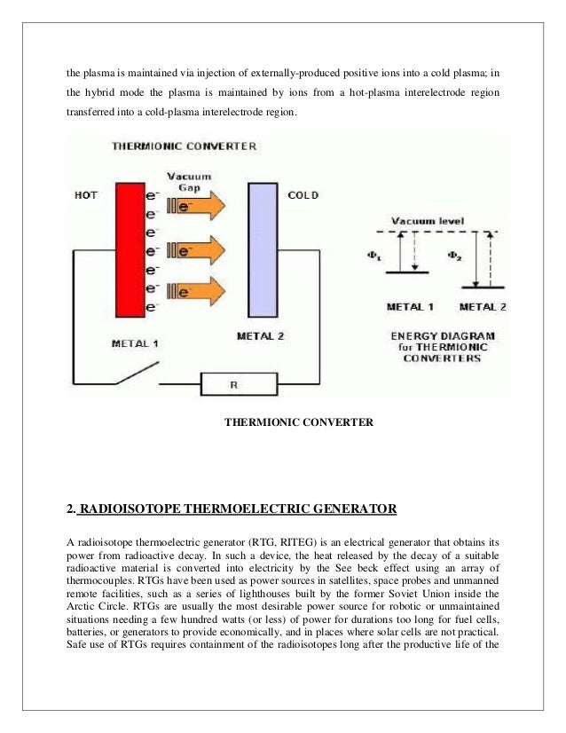 Seminar report on nuclear batteries