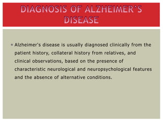 Seminar on pharmacotherapy of alzheimer’s disease | PPTX