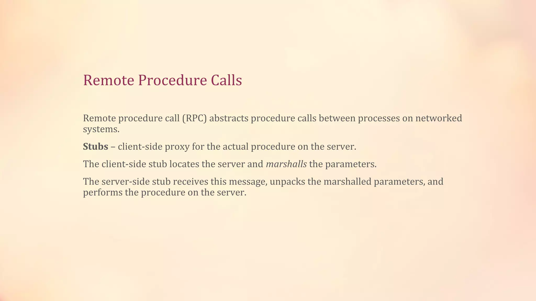 remote method invocation | PPT