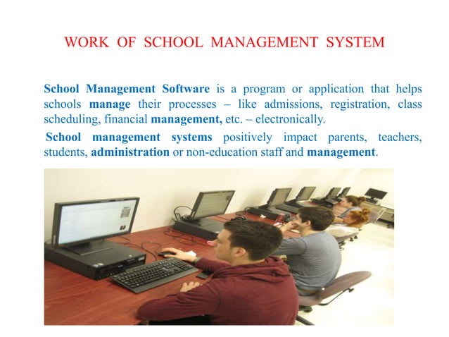 Seminar on school management system | PPT