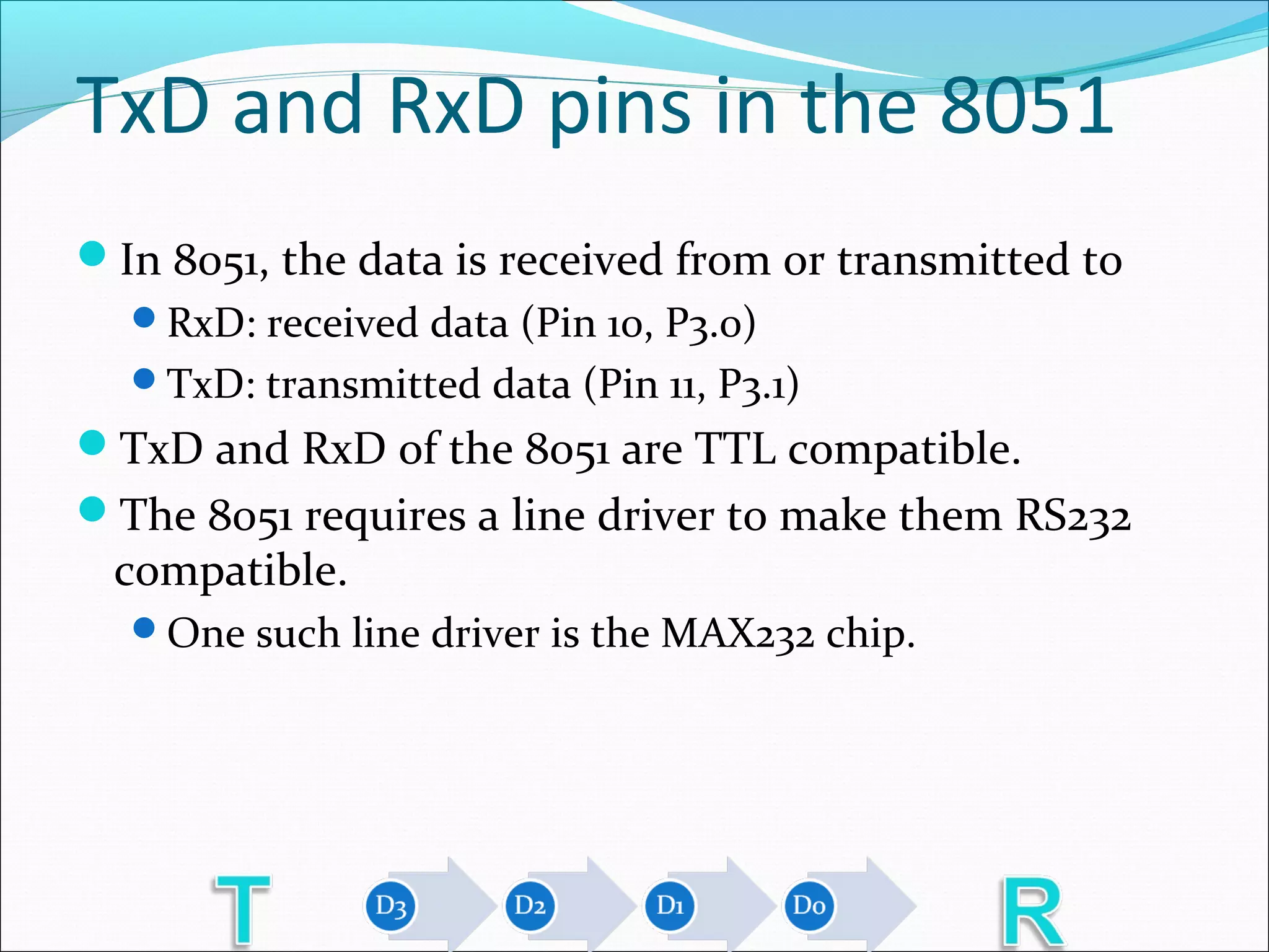 Get Rxd Power Pin Seminar on serial communication | PPT