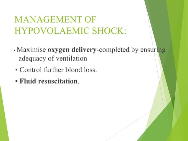 MANAGEMENT OF SHOCK | PPTX | Heart and Cardiovascular Diseases ...