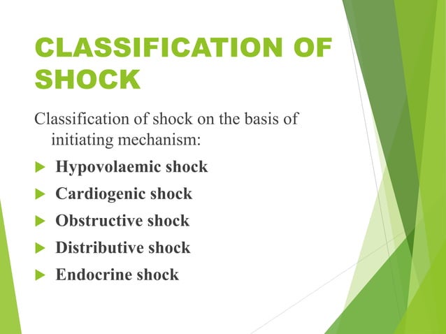 MANAGEMENT OF SHOCK | PPTX | Heart and Cardiovascular Diseases ...