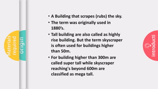 Seminar on skyscrapers | PPTX
