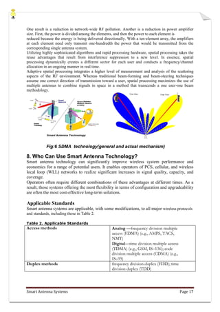 Seminar on smart antenna systems | PDF