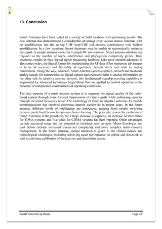 Seminar on smart antenna systems | PDF