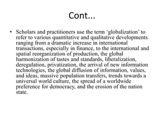Seminar on the Politics of Globalization and International.pptx
