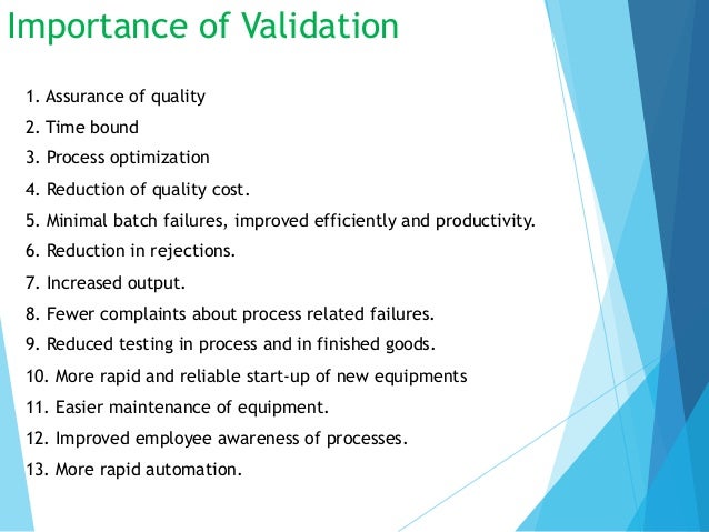 Seminar on validation by ranjeet singh