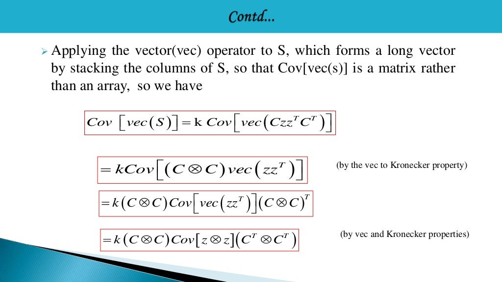 The Wishart and inversewishart distribution
