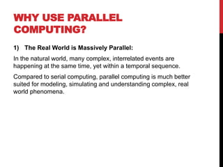 Parallel Algorithms Advantages and Disadvantages | PPTX