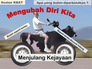 Menjulang Kejayaan
Soalan KBAT Apa yang boleh diperkatakan ?
 