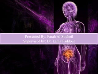 Presented By: Farah Al Souheil
Supervised by: Dr. Lama Faddoul
 