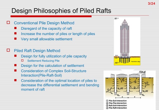 Science Raft Example Seminar piled raft_foundation | PPT | Geology | Science