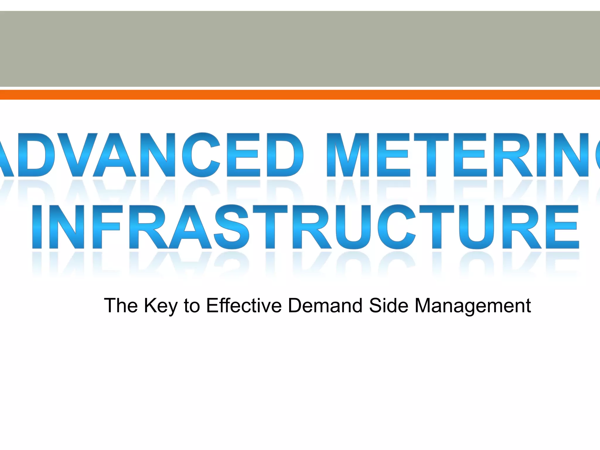 The Key to Effective Demand Side Management

 