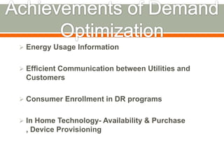 Demand Side Management of a Smart Grid | PPTX