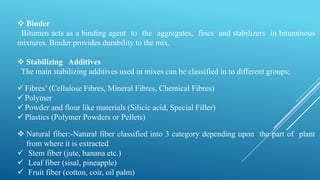 BITUMEN MIXES FOR ROAD | PPTX