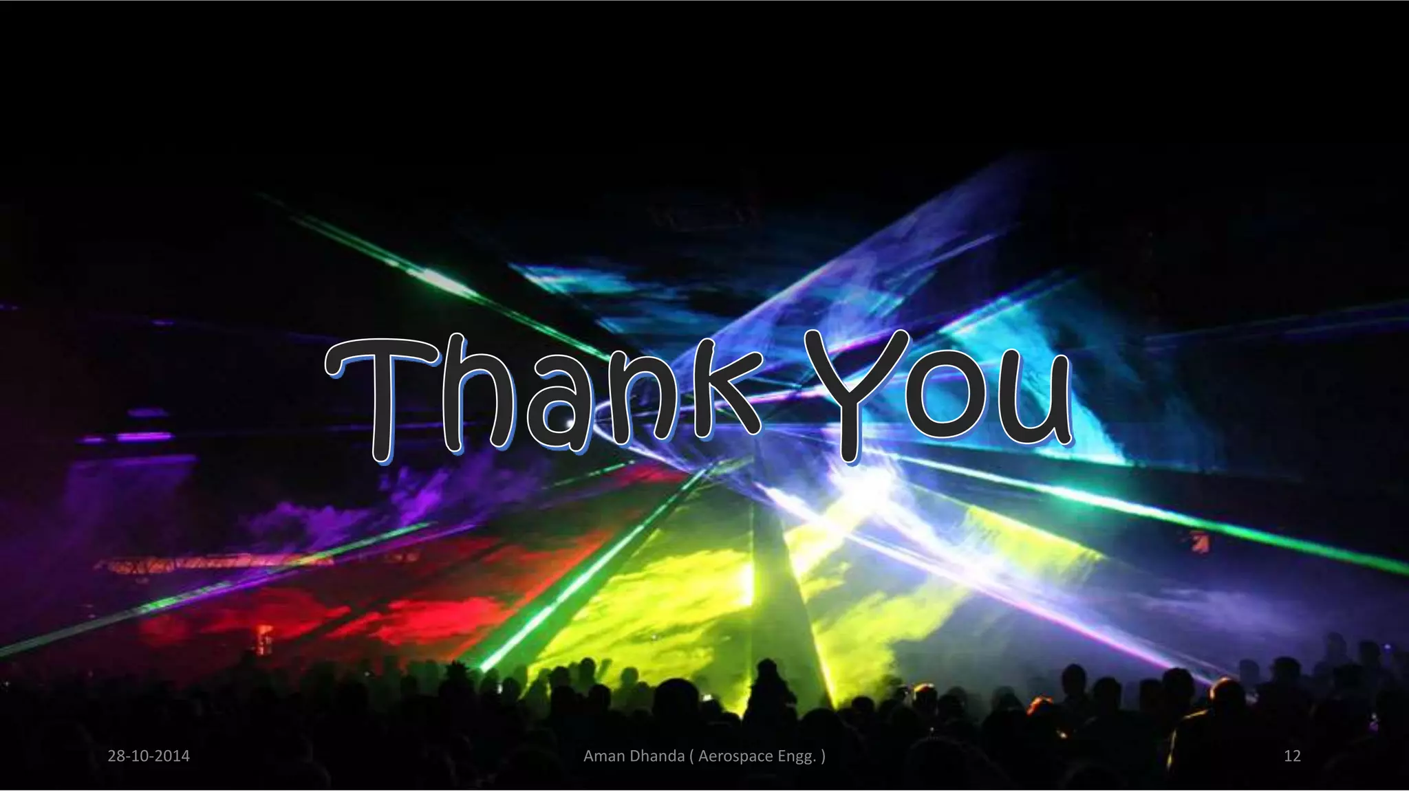 28-10-2014 Aman Dhanda ( Aerospace Engg. ) 12 
