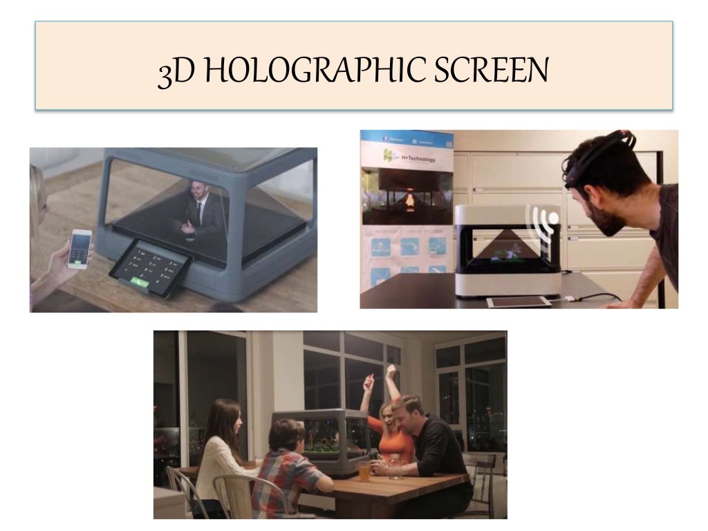 3D HOLOGRAPHIC PROJECTION TECHNOLOGY