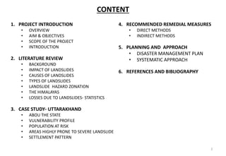 landslides resilient planning ppt | PPTX