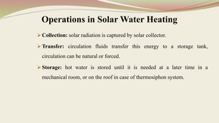 Solar Water Heater | PPTX