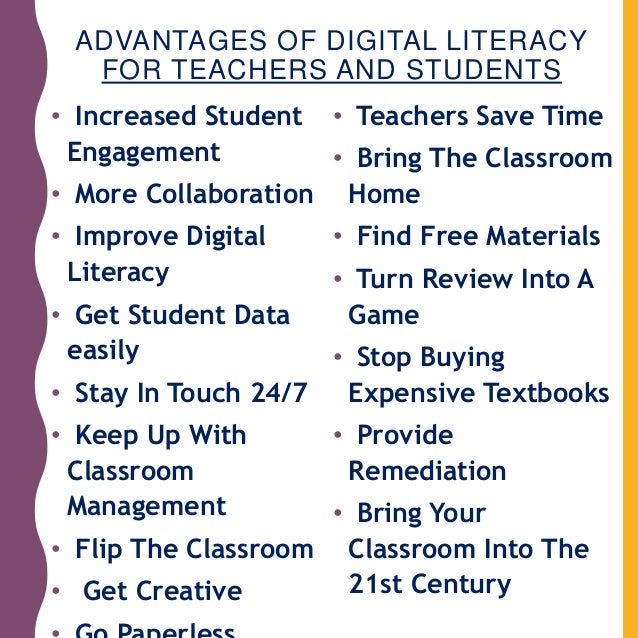 Digital Literacy for Teachers