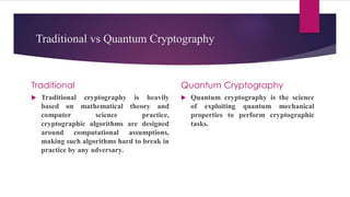 Quantum Cryptography and its Applications | PDF