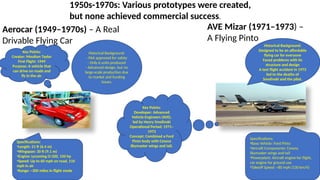 SEMINAR PPT.on Flying Car a step to the advabcement in the Technology ...