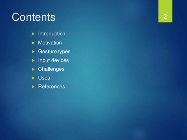 Gesture Recognition Technology Seminar PPT