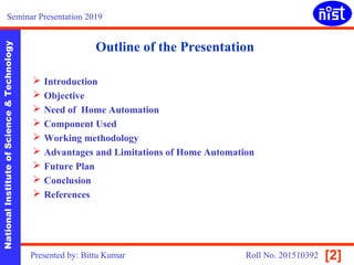 Seminar on Home Automation Using Raspberry Pi | PPT