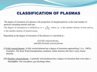 Comprehensive Introduction to Plasma: The Fourth State of Matter and ...
