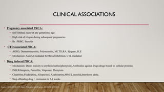 Prca Risk Class Pure Red cell aplasia Approach and Management | PPTX