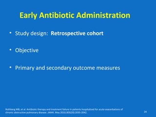 When to Use Antibiotics for an Acute Exacerbation of COPD | PPT