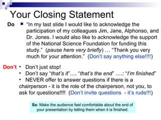 How to successfully give a seminar presentation | PPT