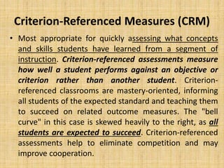 Reference Measure Seminar presentation | PPTX