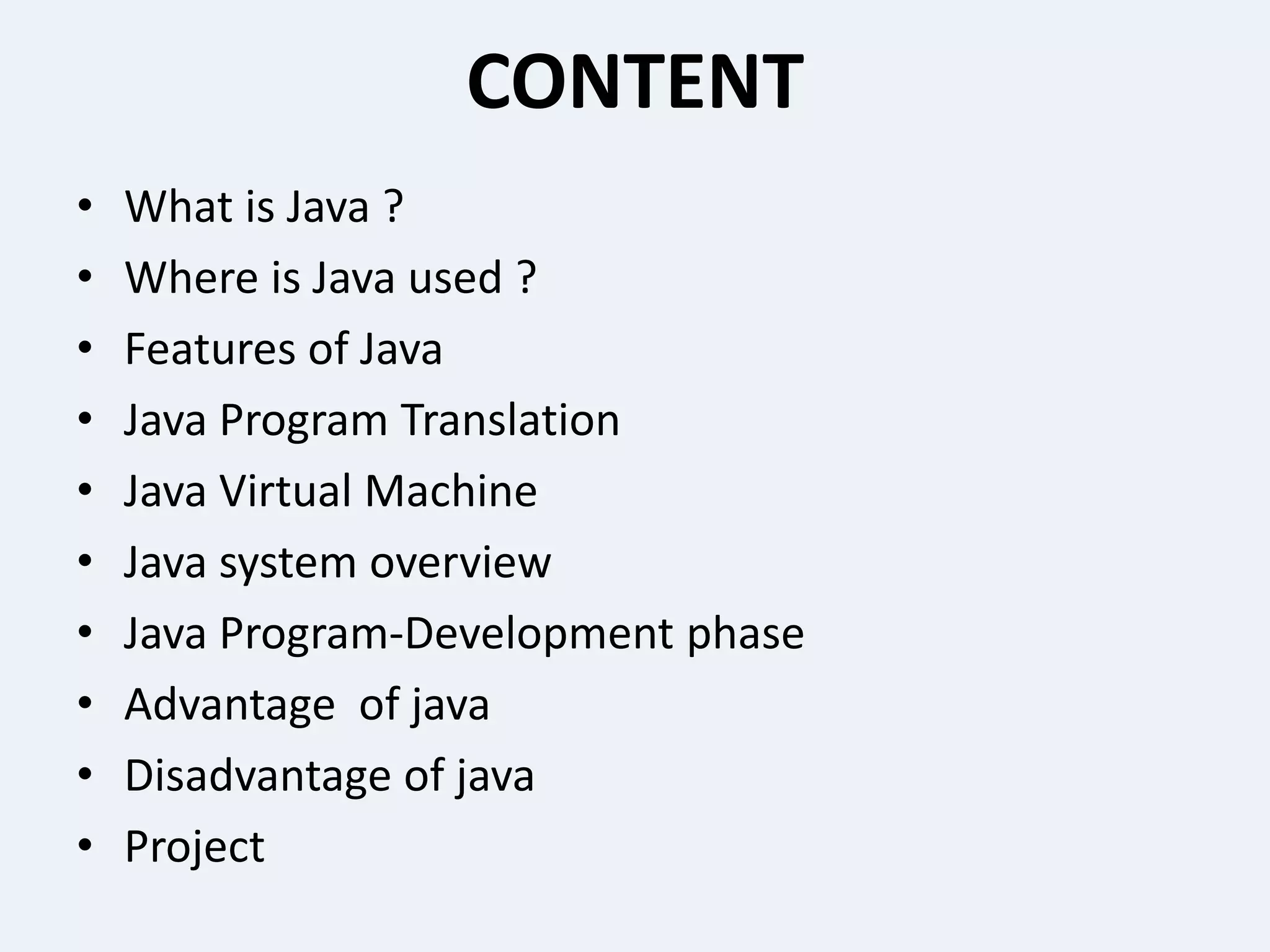Presentation on Core java | PPTX