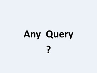 Any Query
?
 
