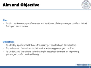 Attributes of Passenger Comfort in Rail Transport | PDF