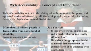 Design Considerations for Web Accessibility | PPTX
